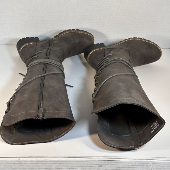 LADIES SIZE 8 GRAY BOOTS - Picture 6 of 16